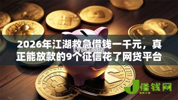 2026年江湖救急借钱一千元，真正能放款的9个征信花了网贷平台哪些好下款推荐