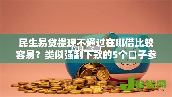 民生易贷提现不通过在哪借比较容易？类似强制下款的5个口子参考