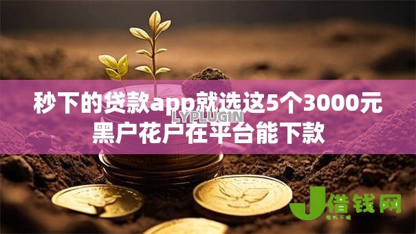 秒下的贷款app就选这5个3000元黑户花户在平台能下款