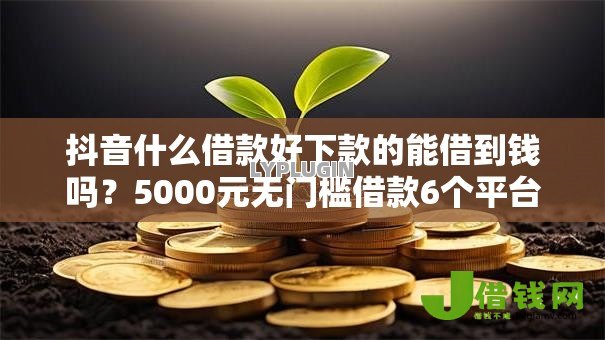 抖音什么借款好下款的能借到钱吗？5000元无门槛借款6个平台推荐