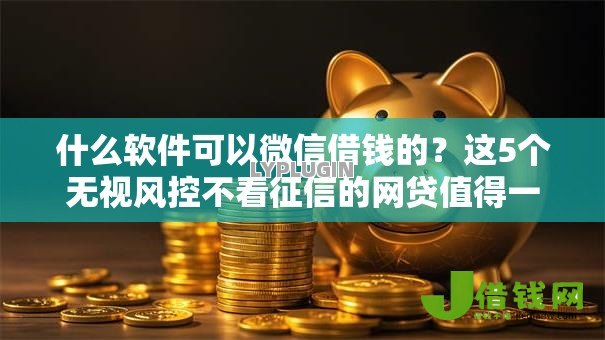 什么软件可以微信借钱的?这5个无视风控不看征信的网贷值得一试 什么软件可以微信借钱的?这5个无视风控不看征信的网贷值得一试