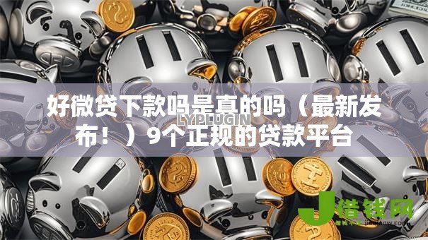 好微贷下款吗是真的吗（最新发布！）9个正规的贷款平台