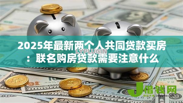 2025年最新两个人共同贷款买房：联名购房贷款需要注意什么