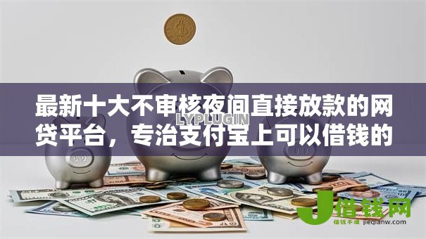 最新十大不审核夜间直接放款的网贷平台，专治支付宝上可以借钱的