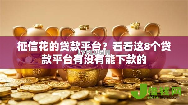 征信花的贷款平台？看看这8个贷款平台有没有能下款的