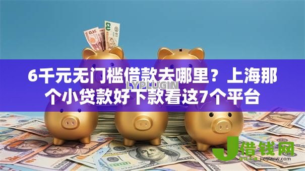 6千元无门槛借款去哪里？上海那个小贷款好下款看这7个平台