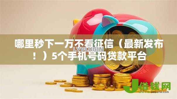 哪里秒下一万不看征信（最新发布！）5个手机号码贷款平台