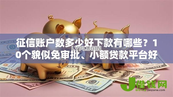 征信账户数多少好下款有哪些？10个貌似免审批、小额贷款平台好下款不看征信合集