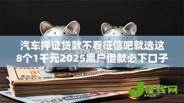 汽车押证贷款不看征信吧就选这8个1千元2025黑户借款必下口子 汽车押证贷款不看征信吧就选这8个1千元2025黑户借款必下口子