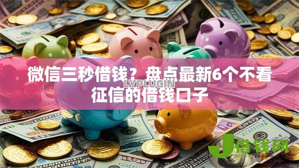 微信三秒借钱？盘点最新6个不看征信的借钱口子