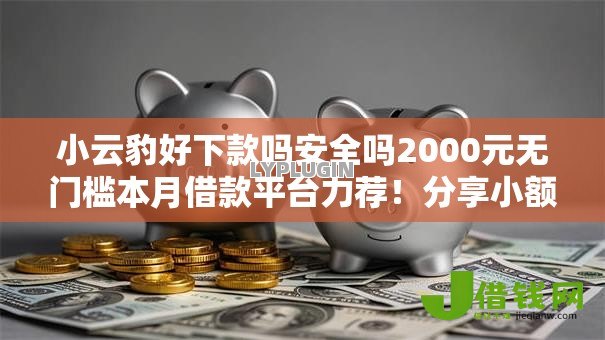 小云豹好下款吗安全吗2000元无门槛本月借款平台力荐！分享小额网贷口子2000元无门槛借款