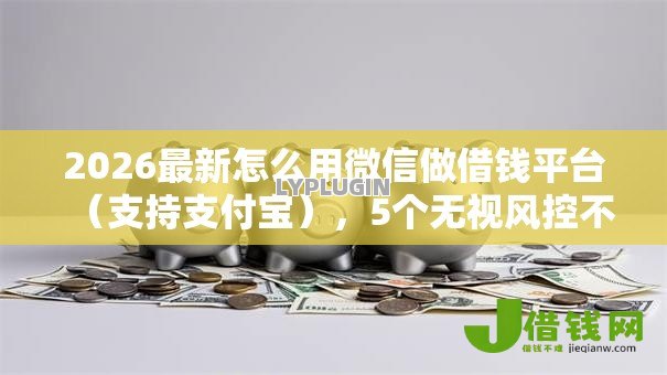 2026最新怎么用微信做借钱平台（支持支付宝），5个无视风控不看征信的网贷无私分享