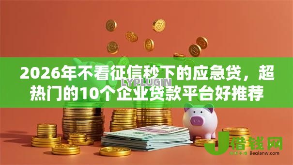 2026年不看征信秒下的应急贷，超热门的10个企业贷款平台好推荐