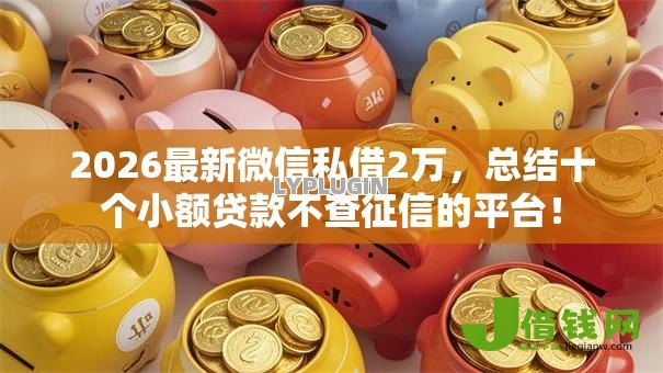 2026最新微信私借2万,总结十个小额贷款不查征信的平台! 2026最新微信私借2万,总结十个小额贷款不查征信的平台!
