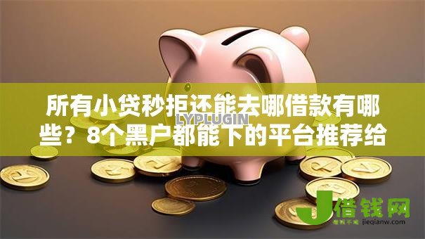 所有小贷秒拒还能去哪借款有哪些？8个黑户都能下的平台推荐给你