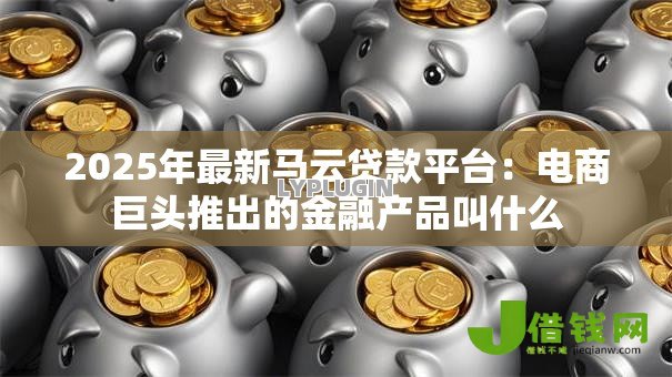 2025年最新马云贷款平台：电商巨头推出的金融产品叫什么