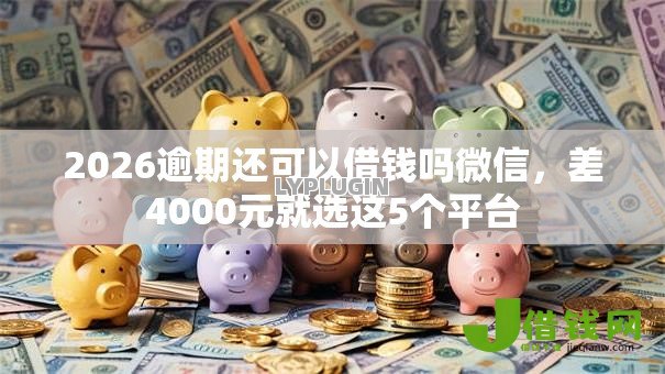 2026逾期还可以借钱吗微信，差4000元就选这5个平台
