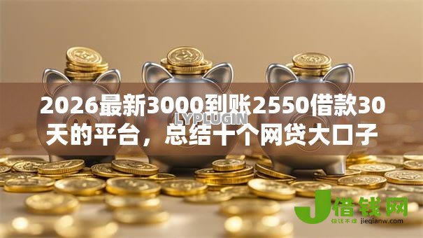 2026最新3000到账2550借款30天的平台，总结十个网贷大口子轻松借口子！
