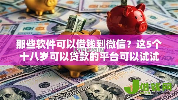 那些软件可以借钱到微信?这5个十八岁可以贷款的平台可以试试 那些软件可以借钱到微信?这5个十八岁可以贷款的平台可以试试