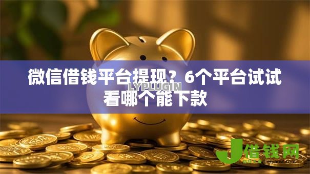 微信借钱平台提现?6个平台试试看哪个能下款 微信借钱平台提现?6个平台试试看哪个能下款