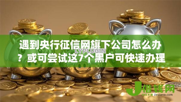 遇到央行征信网旗下公司怎么办？或可尝试这7个黑户可快速办理小额贷款业务的app