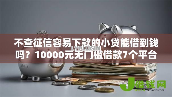 不查征信容易下款的小贷能借到钱吗？10000元无门槛借款7个平台推荐
