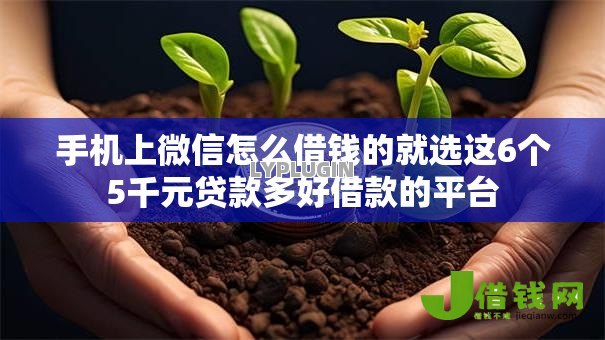 手机上微信怎么借钱的就选这6个5千元贷款多好借款的平台
