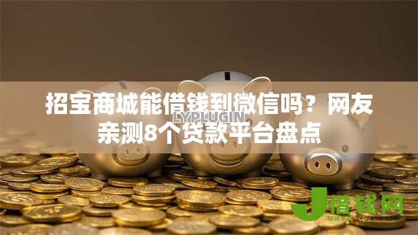 招宝商城能借钱到微信吗?网友亲测8个贷款平台盘点 招宝商城能借钱到微信吗?网友亲测8个贷款平台盘点