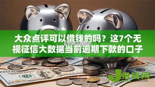 大众点评可以借钱的吗？这7个无视征信大数据当前逾期下款的口子值得一试
