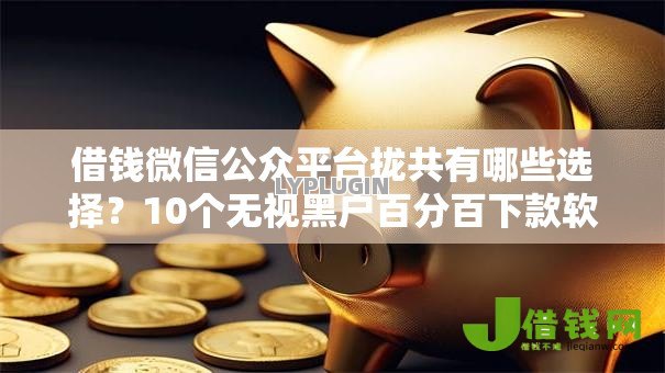 借钱微信公众平台拢共有哪些选择？10个无视黑户百分百下款软件详解