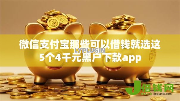 微信支付宝那些可以借钱就选这5个4千元黑户下款app