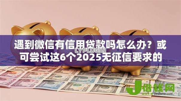 遇到微信有信用贷款吗怎么办?或可尝试这6个2025无征信要求的贷款平台 遇到微信有信用贷款吗怎么办?或可尝试这6个2025无征信要求的贷款平台