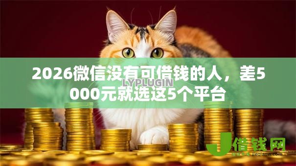 2026微信没有可借钱的人，差5000元就选这5个平台