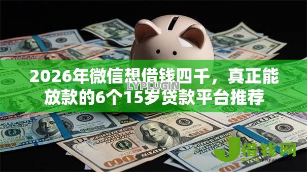 2026年微信想借钱四千,真正能放款的6个15岁贷款平台推荐 2026年微信想借钱四千,真正能放款的6个15岁贷款平台推荐