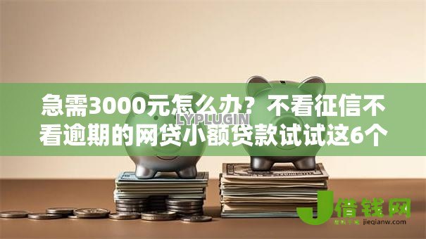 急需3000元怎么办?不看征信不看逾期的网贷小额贷款试试这6个无门槛平台 急需3000元怎么办?不看征信不看逾期的网贷小额贷款试试这6个无门槛平台