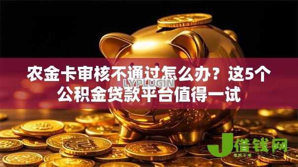 农金卡审核不通过怎么办？这5个公积金贷款平台值得一试