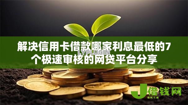 解决信用卡借款哪家利息最低的7个极速审核的网贷平台分享 解决信用卡借款哪家利息最低的7个极速审核的网贷平台分享