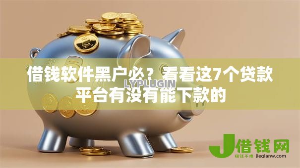 借钱软件黑户必？看看这7个贷款平台有没有能下款的