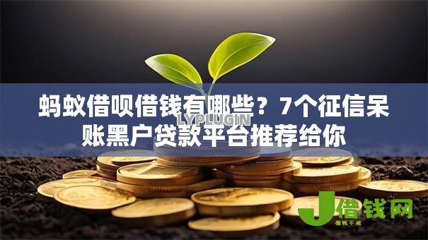 蚂蚁借呗借钱有哪些？7个征信呆账黑户贷款平台推荐给你
