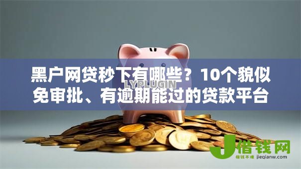黑户网贷秒下有哪些？10个貌似免审批、有逾期能过的贷款平台合集
