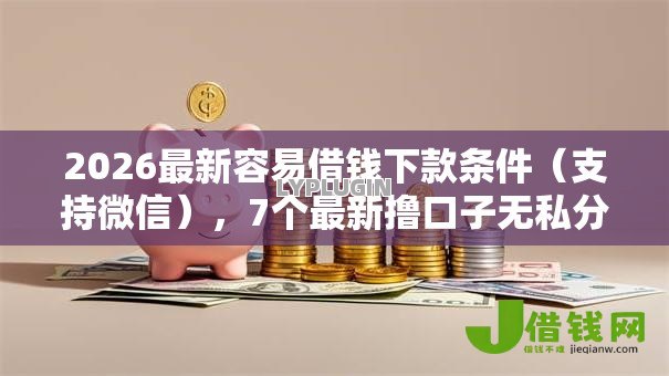 2026最新容易借钱下款条件（支持微信），7个最新撸口子无私分享