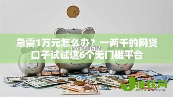 急需1万元怎么办？一两千的网贷口子试试这6个无门槛平台