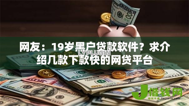 网友：19岁黑户贷款软件？求介绍几款下款快的网贷平台