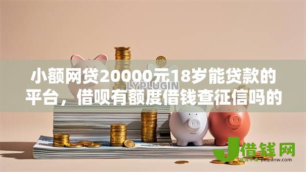 小额网贷20000元18岁能贷款的平台，借呗有额度借钱查征信吗的8个平台介绍