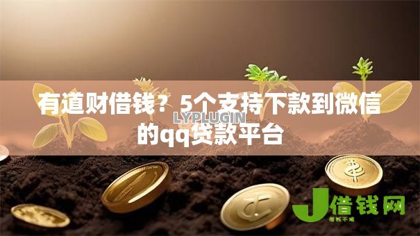 有道财借钱？5个支持下款到微信的qq贷款平台