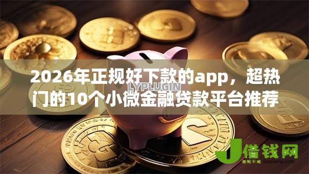 2026年正规好下款的app，超热门的10个小微金融贷款平台推荐