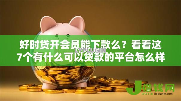 好时贷开会员能下款么？看看这7个有什么可以贷款的平台怎么样