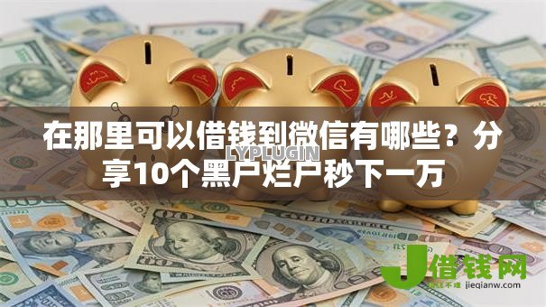在那里可以借钱到微信有哪些?分享10个黑户烂户秒下一万 在那里可以借钱到微信有哪些?分享10个黑户烂户秒下一万