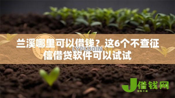 兰溪哪里可以借钱？这6个不查征信借贷软件可以试试