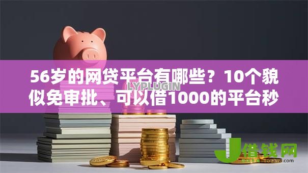 56岁的网贷平台有哪些？10个貌似免审批、可以借1000的平台秒下款合集
